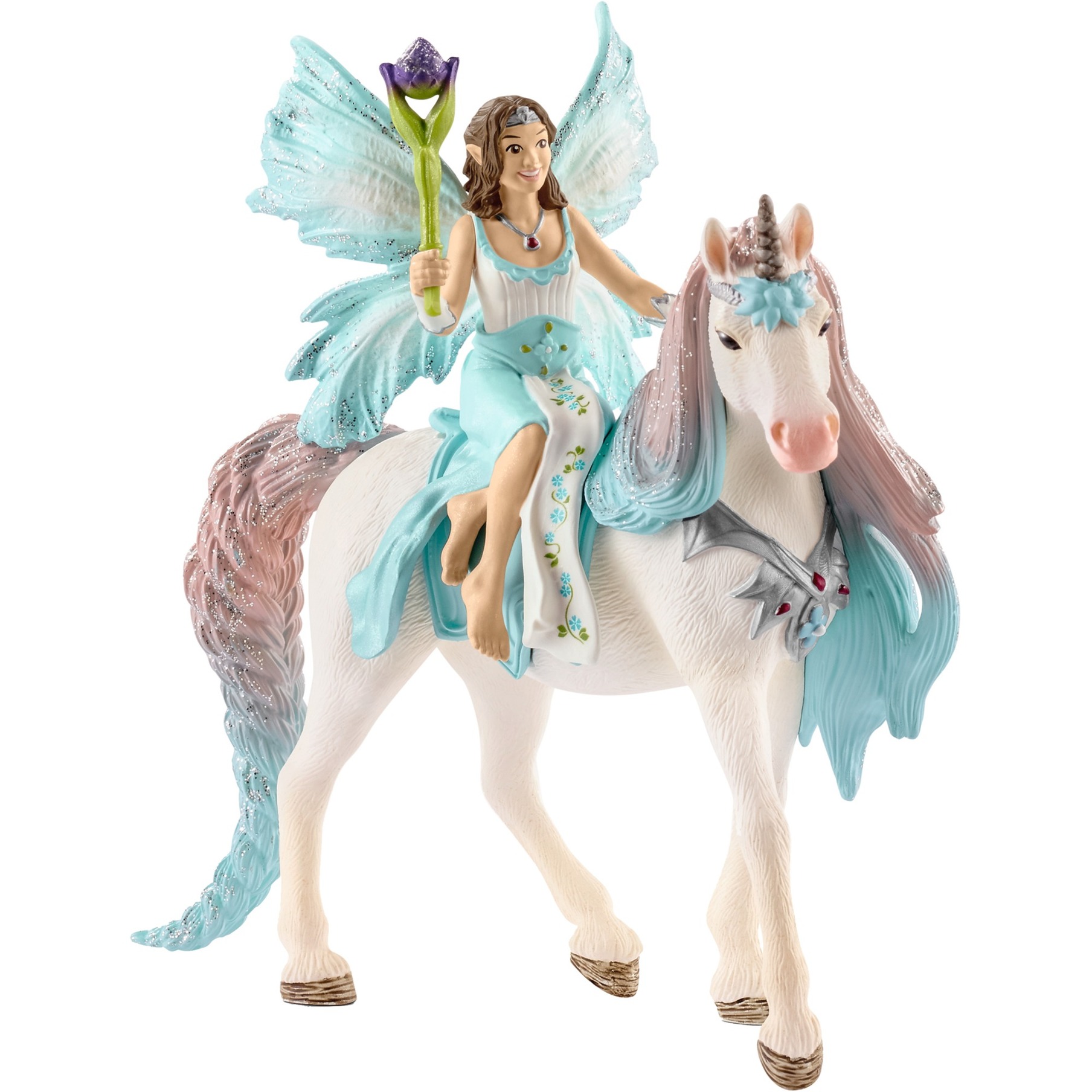 Bayala Eyela mit Prinzessinnen-Einhorn, Spielfigur von Schleich