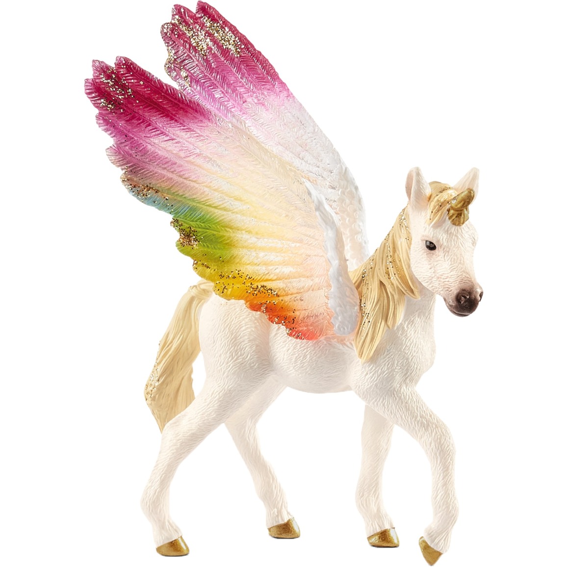 Bayala Geflügeltes Regenbogeneinhorn, Fohlen, Spielfigur Bayala Geflügeltes Regenbogeneinhorn, Fohlen, Spielfigur von Schleich