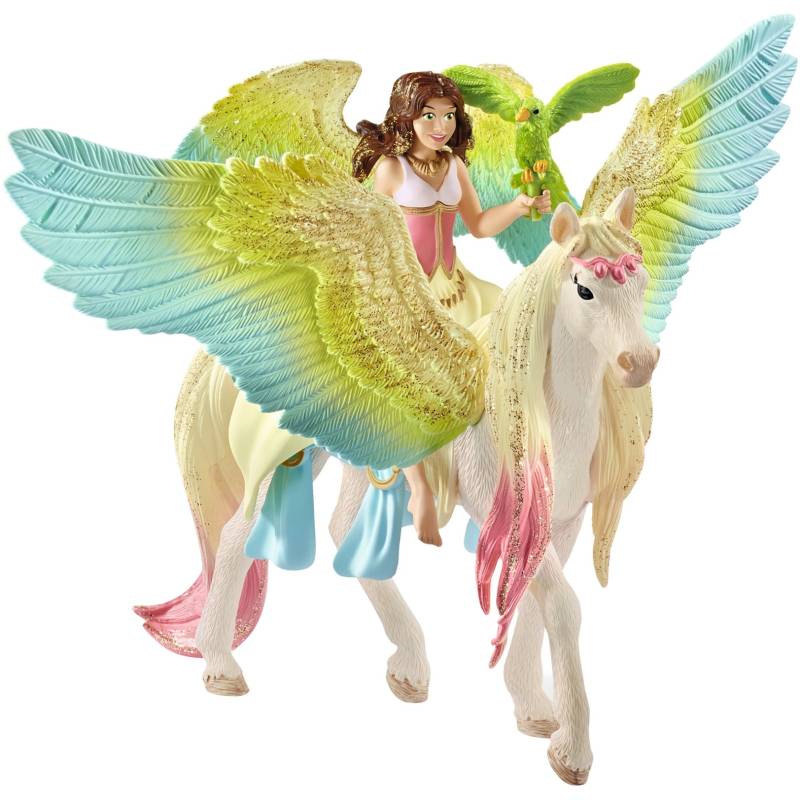 Bayala Surah mit Glitzer-Pegasus, Spielfigur von Schleich