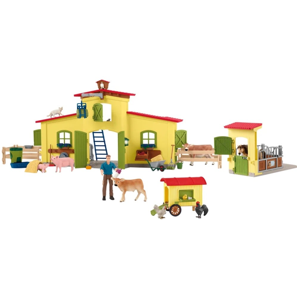 Farm World Farm mit Hühnerstall und Pferdestall, Spielgebäude Farm World Farm mit Hühnerstall und Pferdestall, Spielgebäude von Schleich