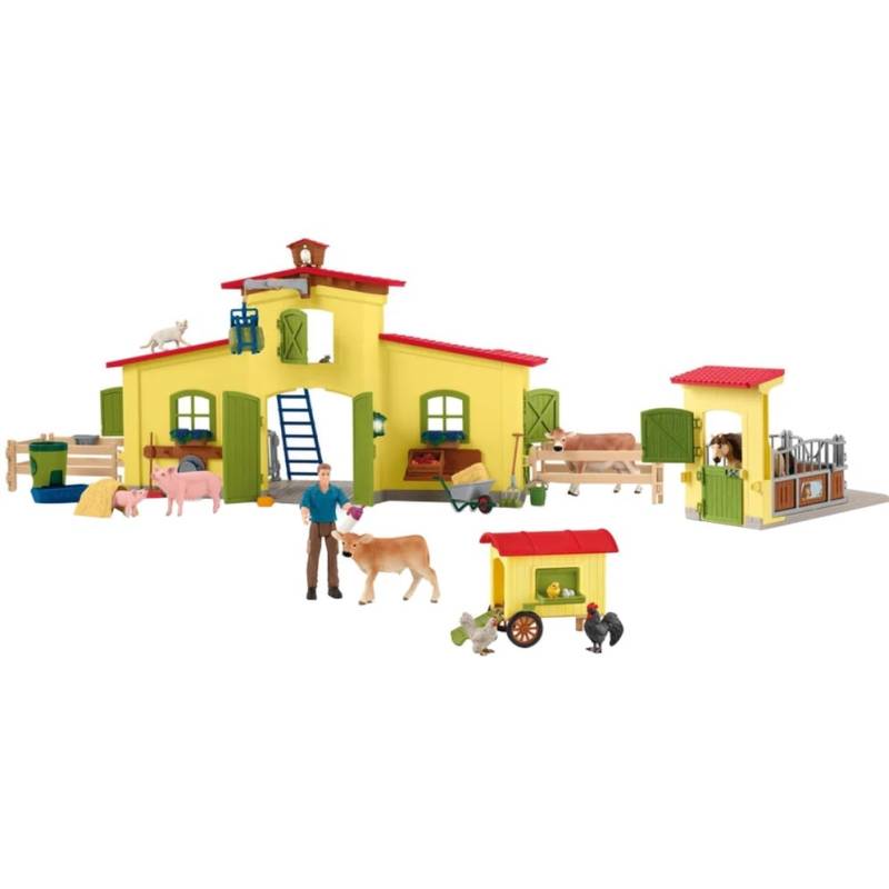 Farm World Farm mit Hühnerstall und Pferdestall, Spielgebäude von Schleich