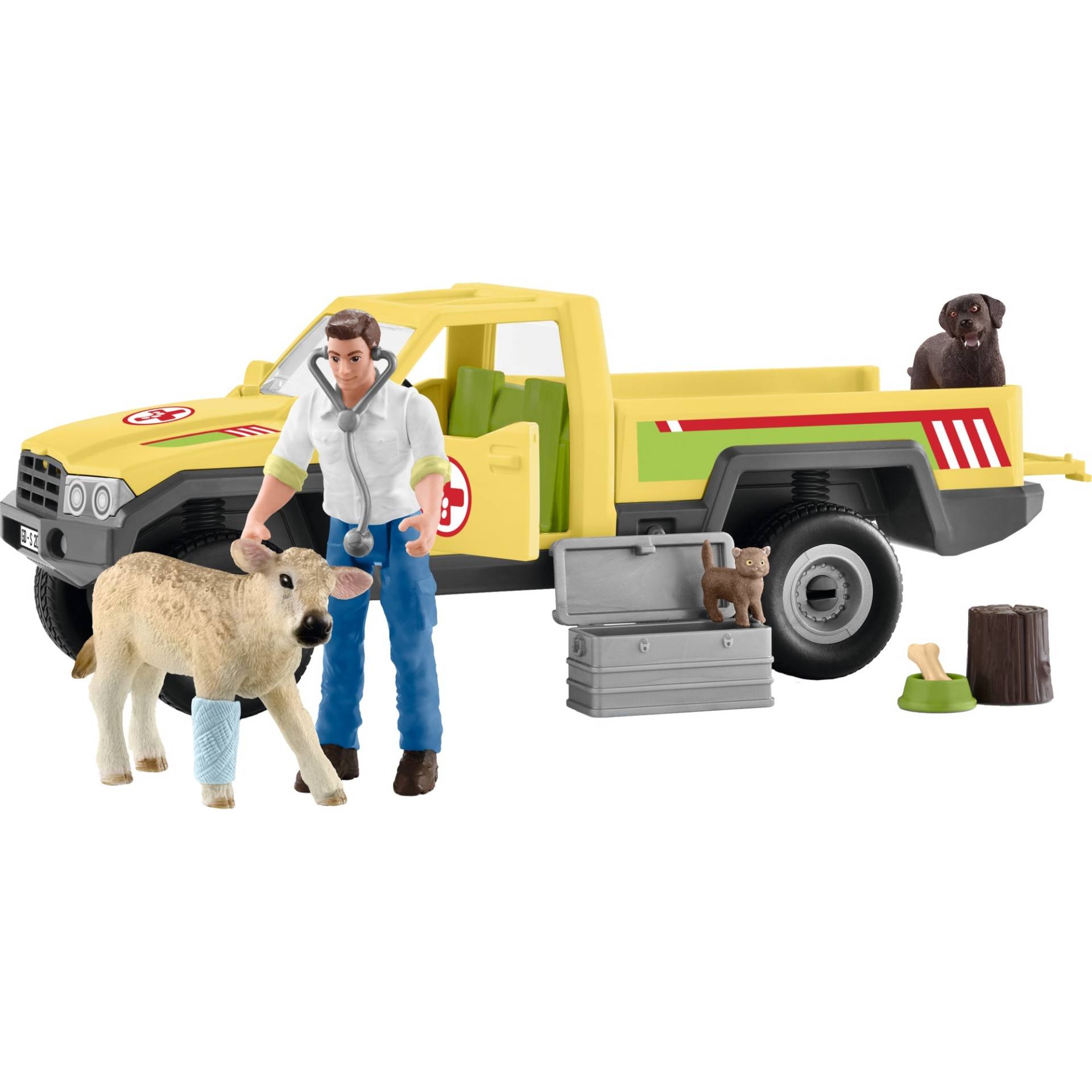 Farm World Tierarztbesuch auf dem Bauernhof, Spielfigur von Schleich