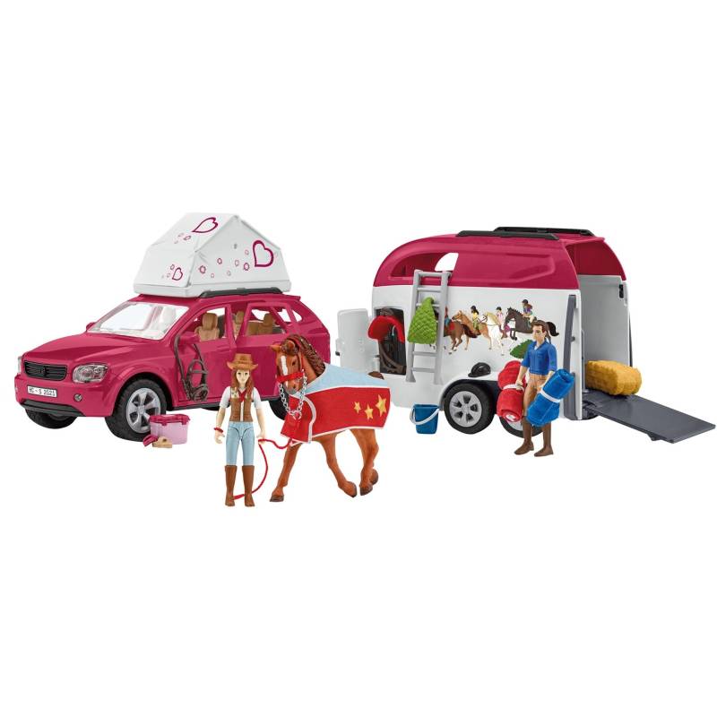 Horse Club Abenteuer mit Auto und Pferdeanhänger, Spielfahrzeug von Schleich