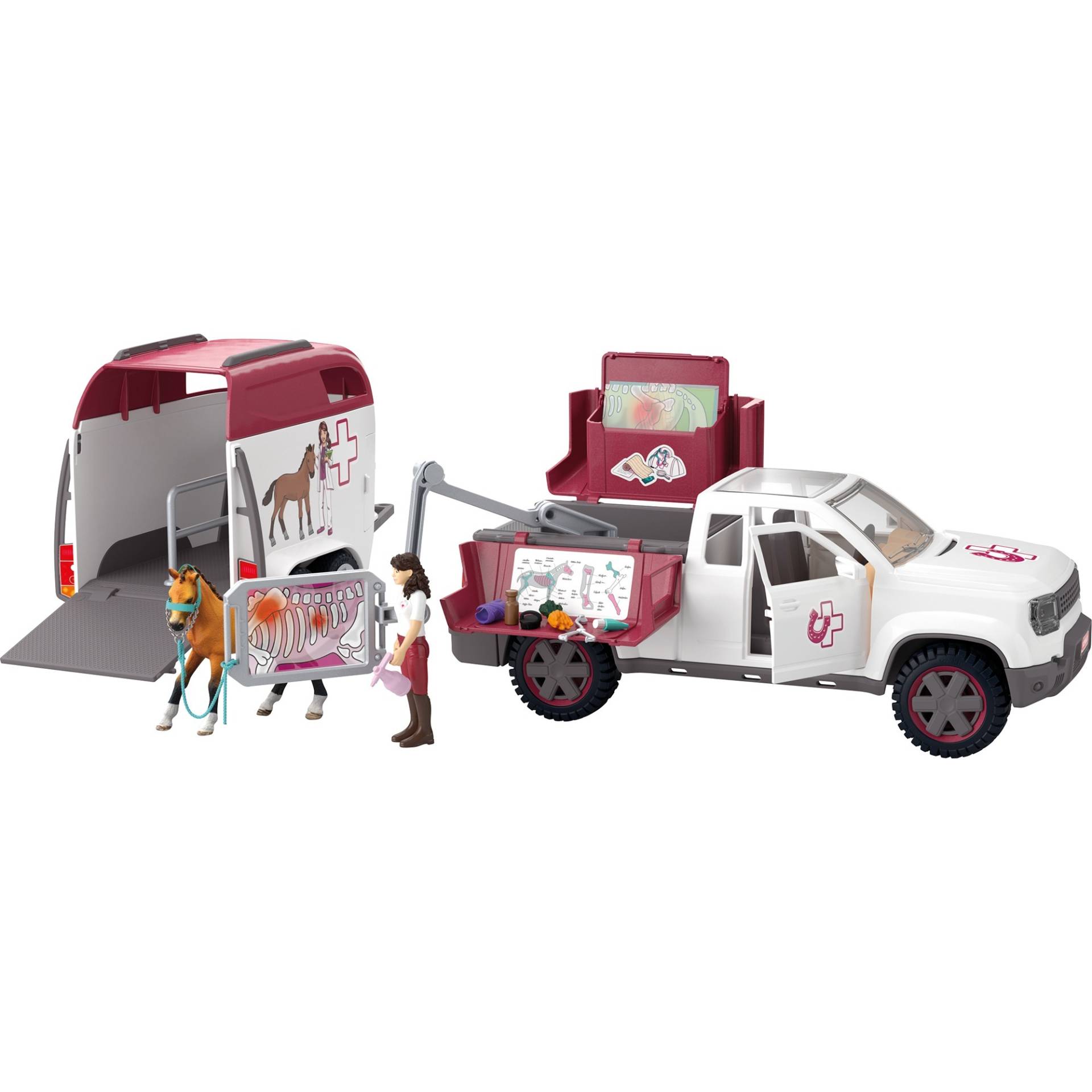 Horse Club Mobile Tierärztin mit Anhänger, Spielgebäude Horse Club Mobile Tierärztin mit Anhänger, Spielgebäude von Schleich