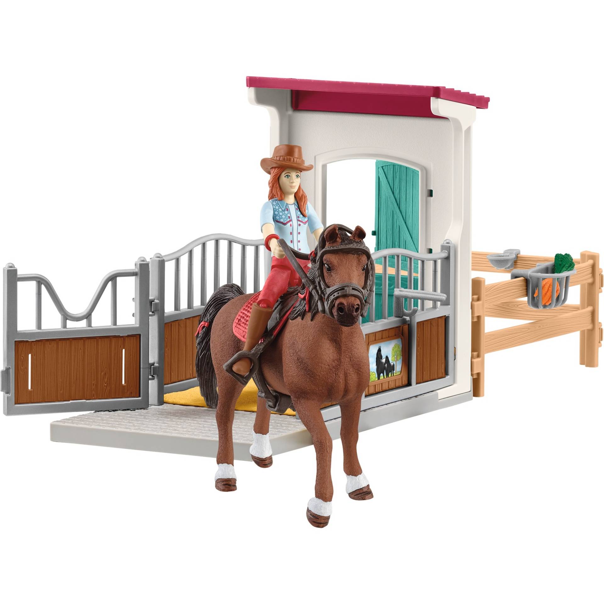 Horse Club Pferdebox mit Hannah & Cayenne, Spielfigur von Schleich