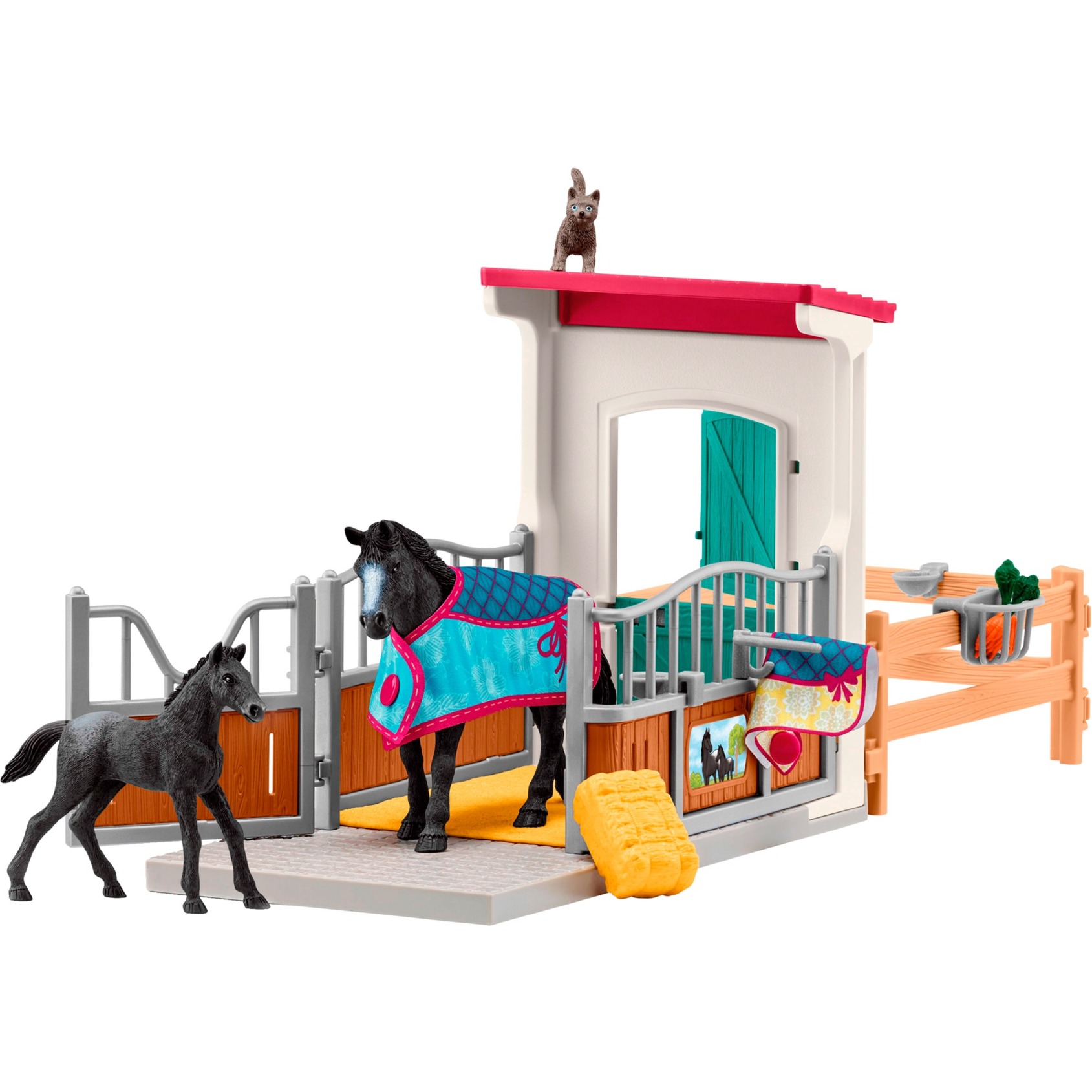 Horse Club Pferdebox mit Stute und Fohlen, Spielfigur von Schleich