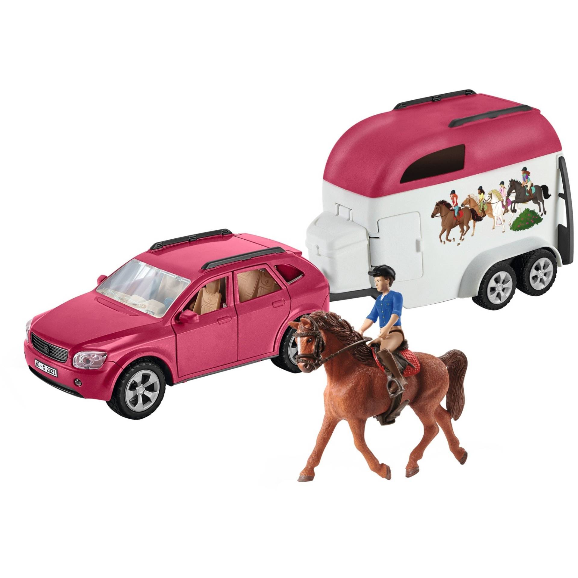 Horse Club SUV mit Anhänger, Spielfahrzeug Horse Club SUV mit Anhänger, Spielfahrzeug von Schleich