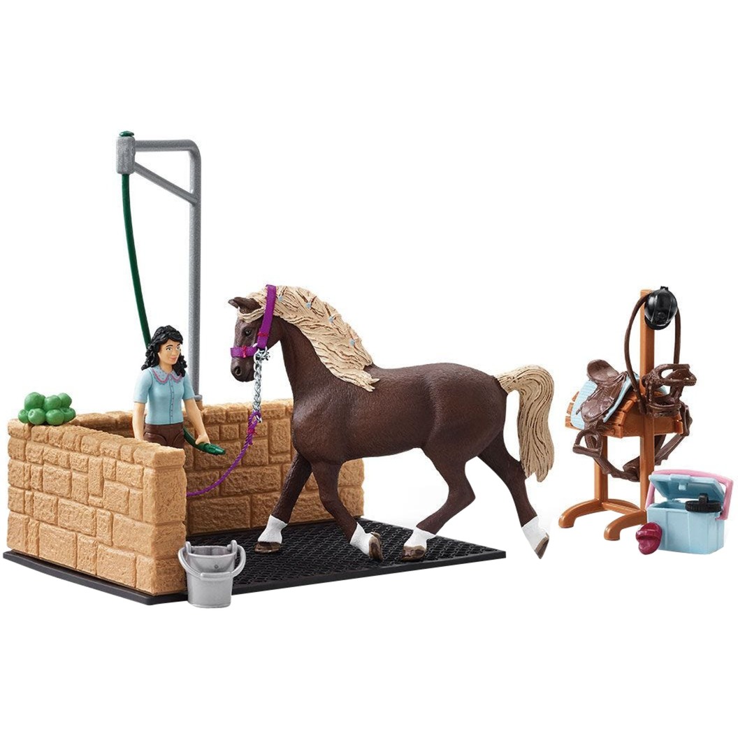 Horse Club Waschplatz mit Emily & Luna, Spielfigur von Schleich