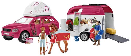 Schleich® Horse Club 42535 Abenteuer mit Auto und Pferdeanhänger von Schleich