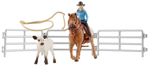 Schleich Team Roping mit Cowgirl von Schleich