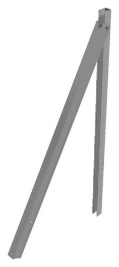 Schletter 156002-160 Fassadenstütze 1,3m Trägerset von Schletter