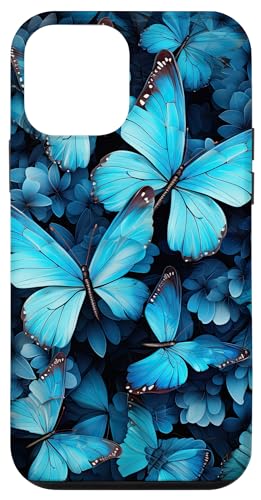 Hülle für iPhone 12 mini Schmetterling blaue Schmetterlinge Natur blauer von Schmetterling und fliegende Insekten Designs