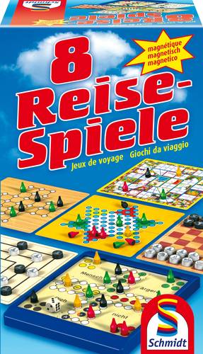 8 Reise-Spiele magnetisch von Schmidt Spiele