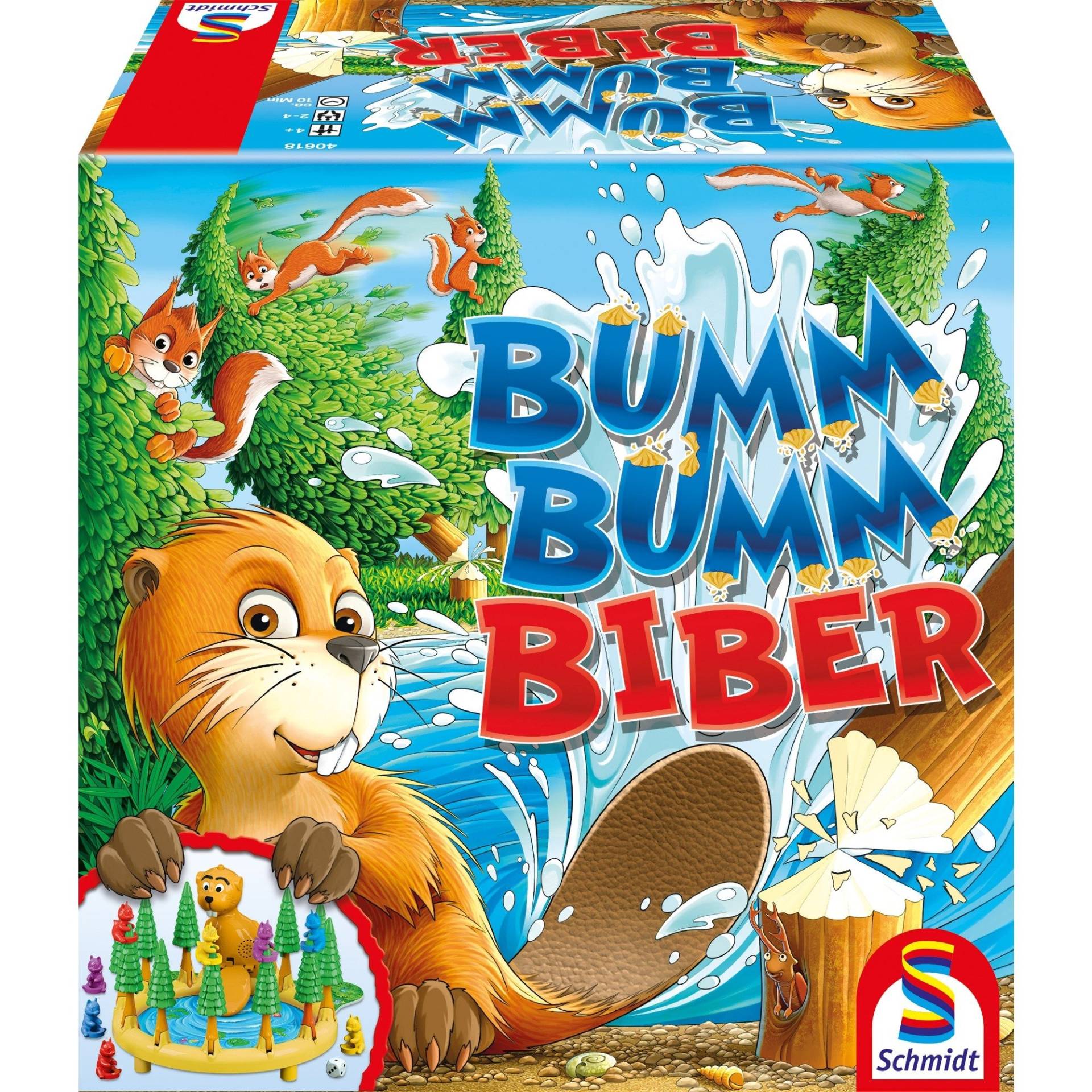 Bumm Bumm Biber, Brettspiel von Schmidt Spiele