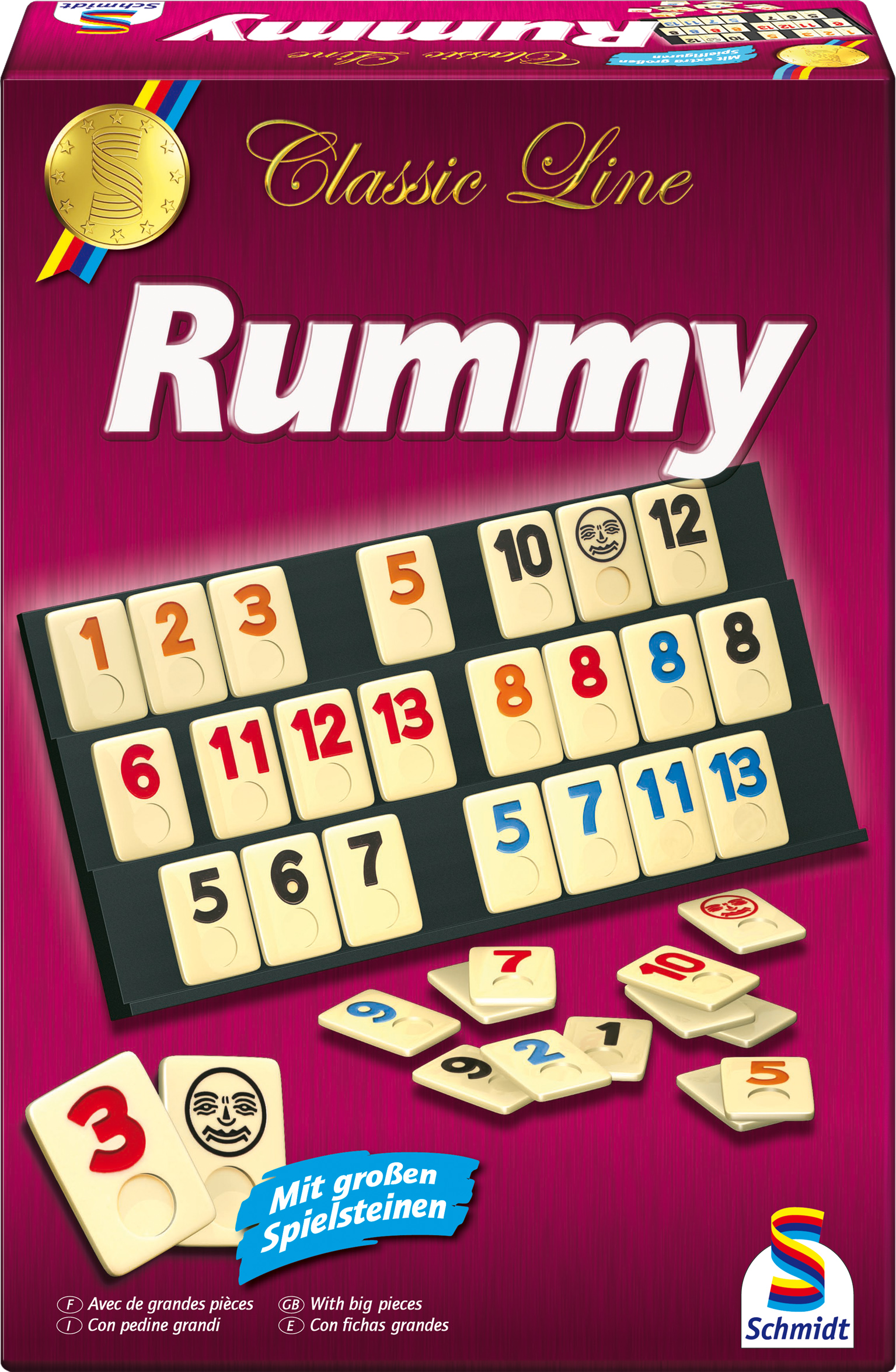 Classic Line: Rummy (gr. Spielfiguren) von Schmidt Spiele