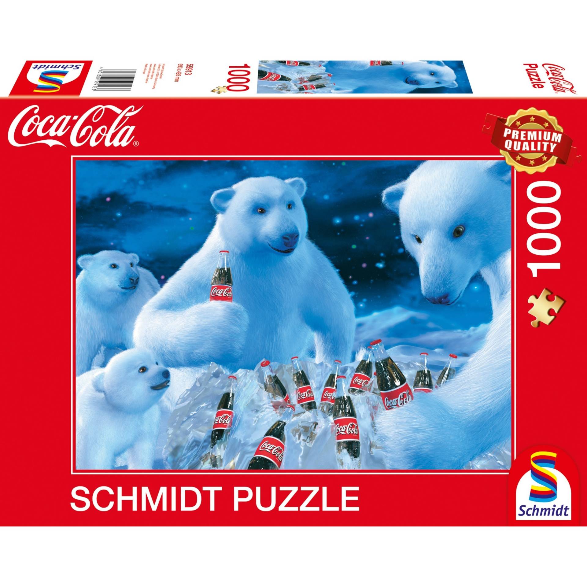 Coca-Cola - Polarbären, Puzzle von Schmidt Spiele