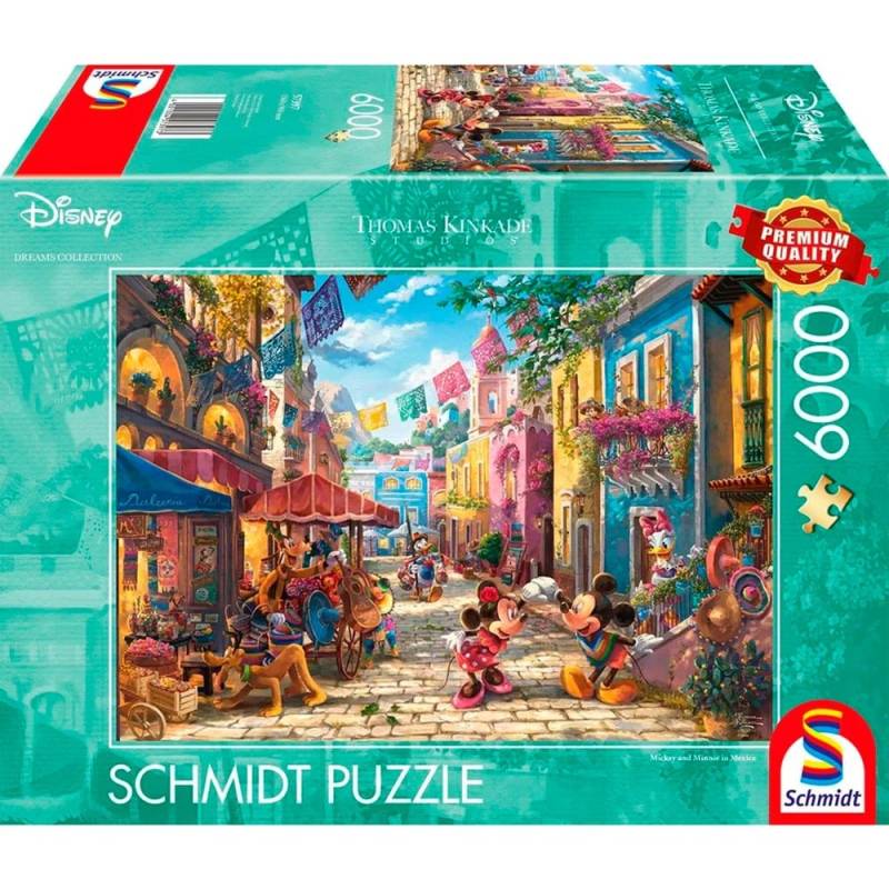 Disney, Mickey & Minnie in Mexico 6000 57397, Puzzle von Schmidt Spiele
