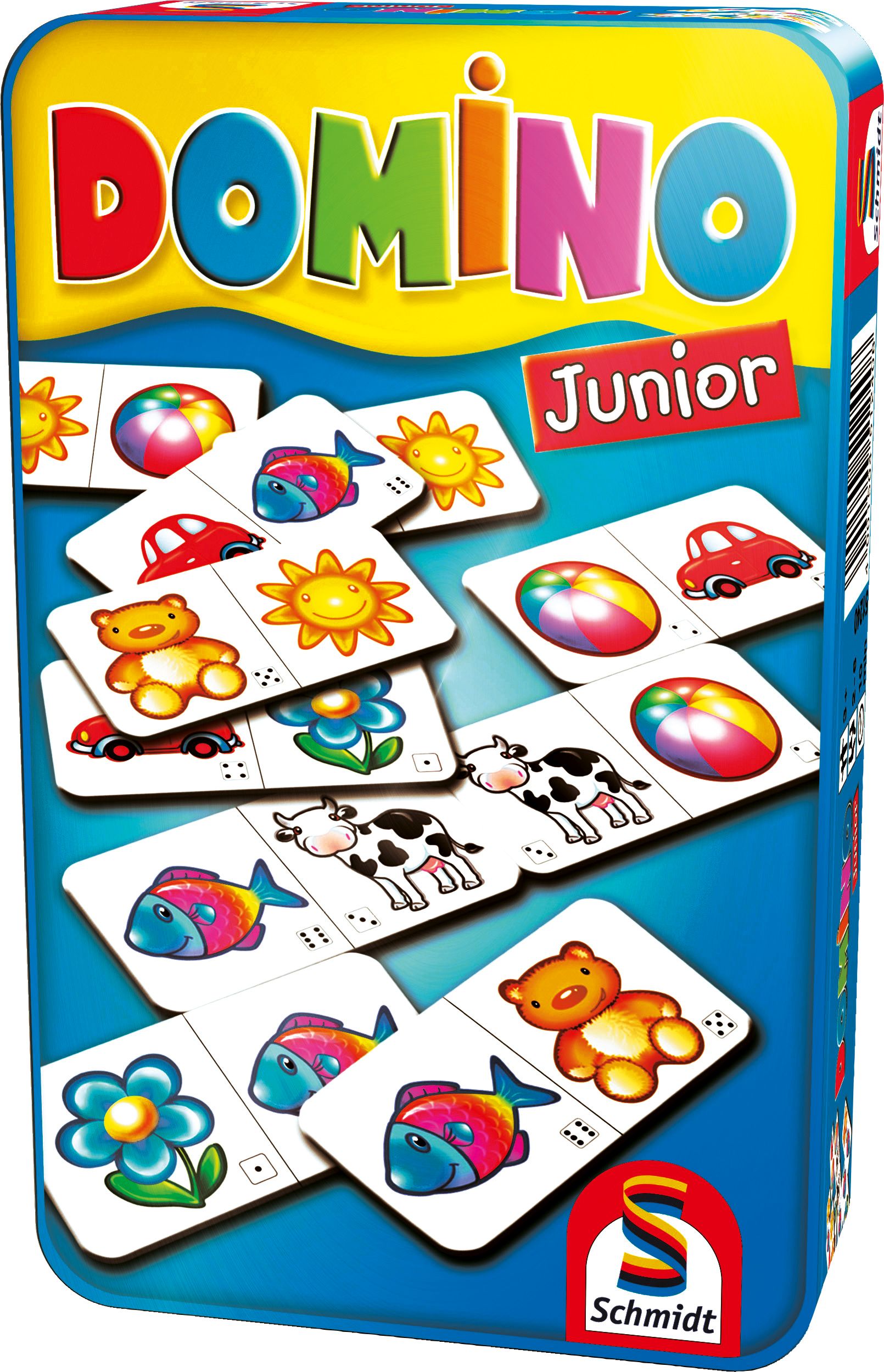 Domino junior | Metalldose von Schmidt Spiele