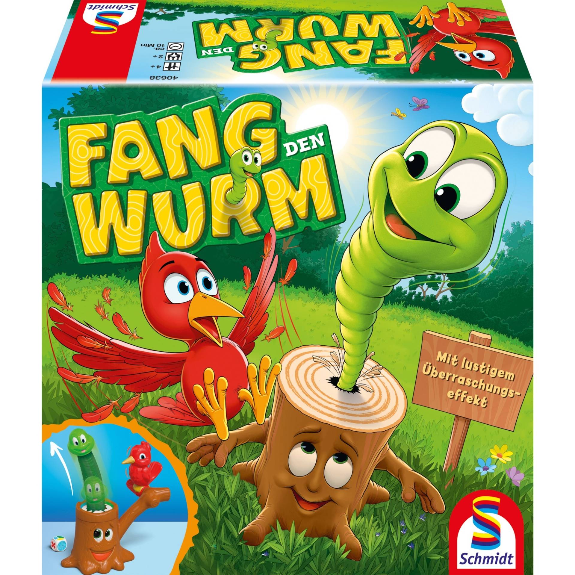 Fang den Wurm, Geschicklichkeitsspiel von Schmidt Spiele