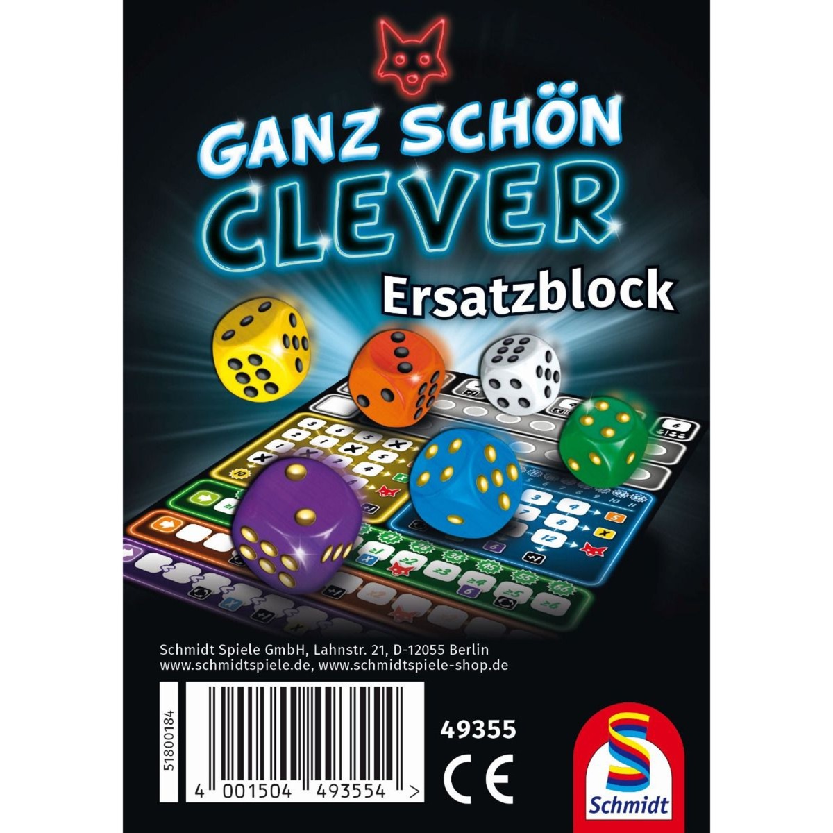 Ganz schön clever! Einzelblock, Würfelspiel von Schmidt Spiele