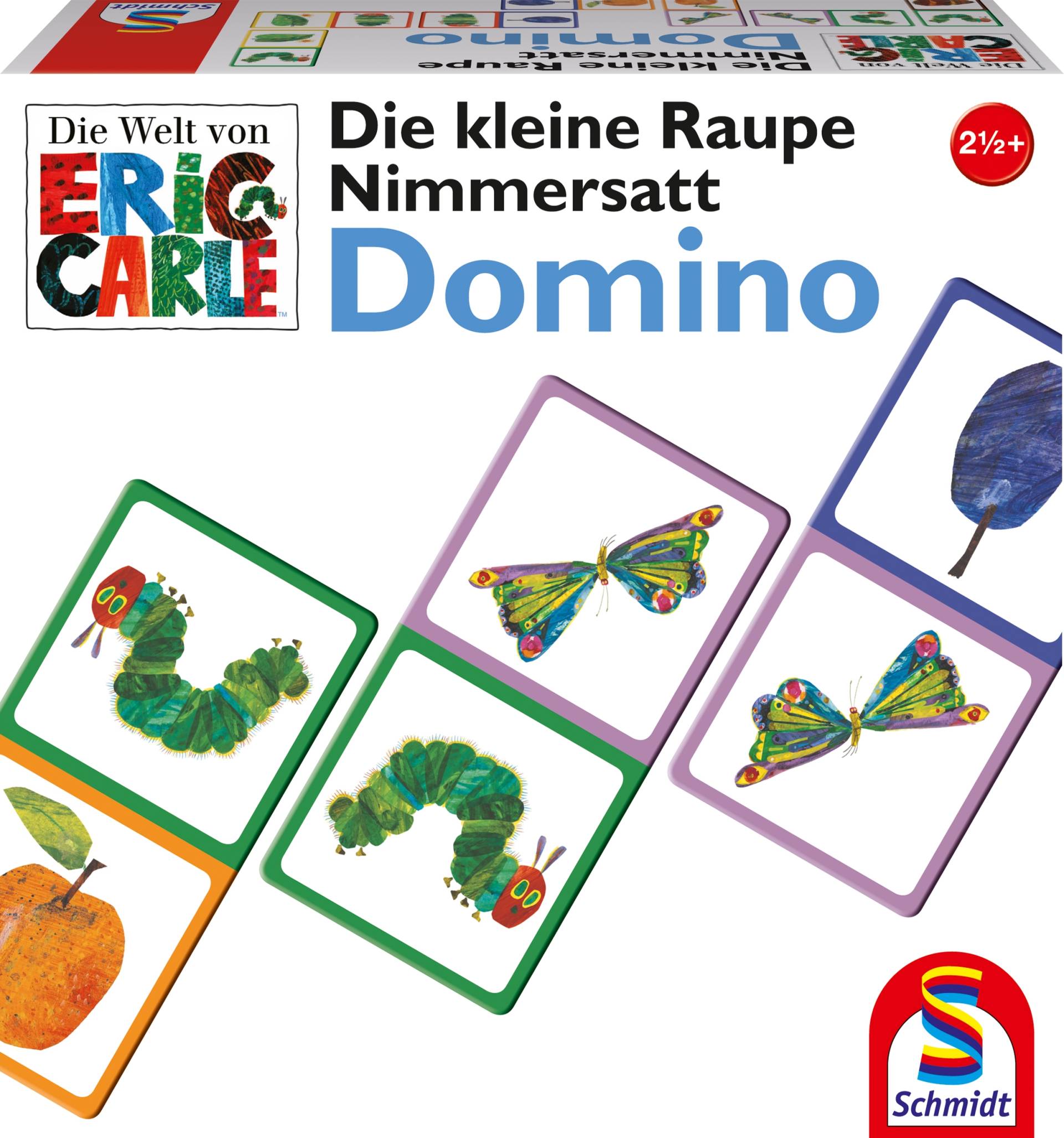 Kleine Raupe Nimmersatt Domino von Schmidt Spiele