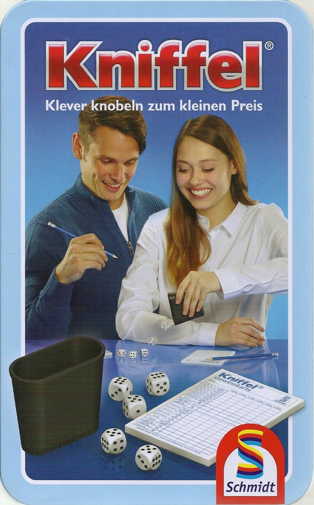 Kniffel Metalldose von Schmidt Spiele