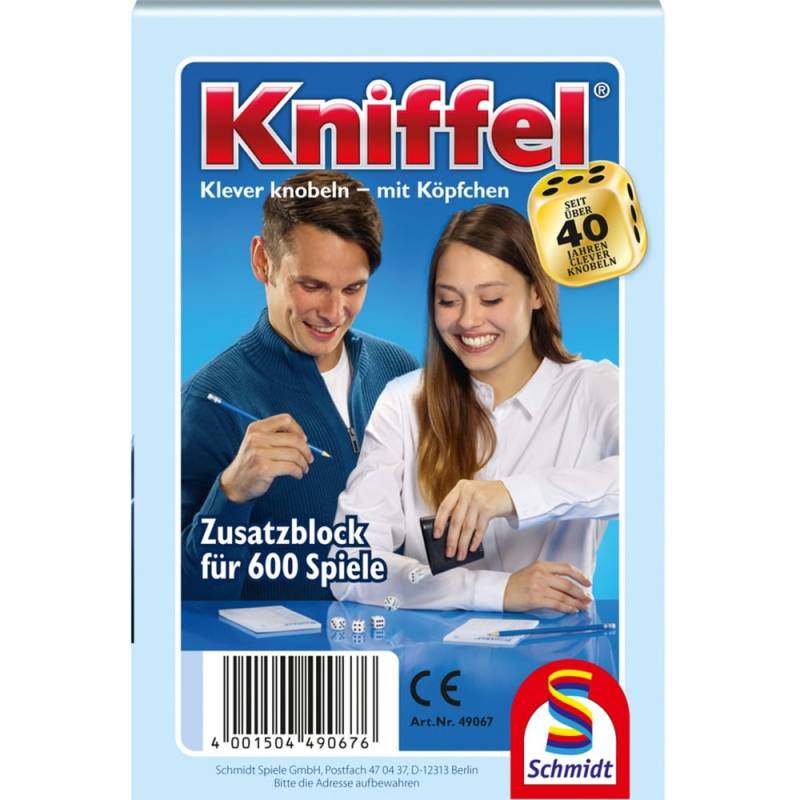 Kniffelblock, Würfelspiel von Schmidt Spiele