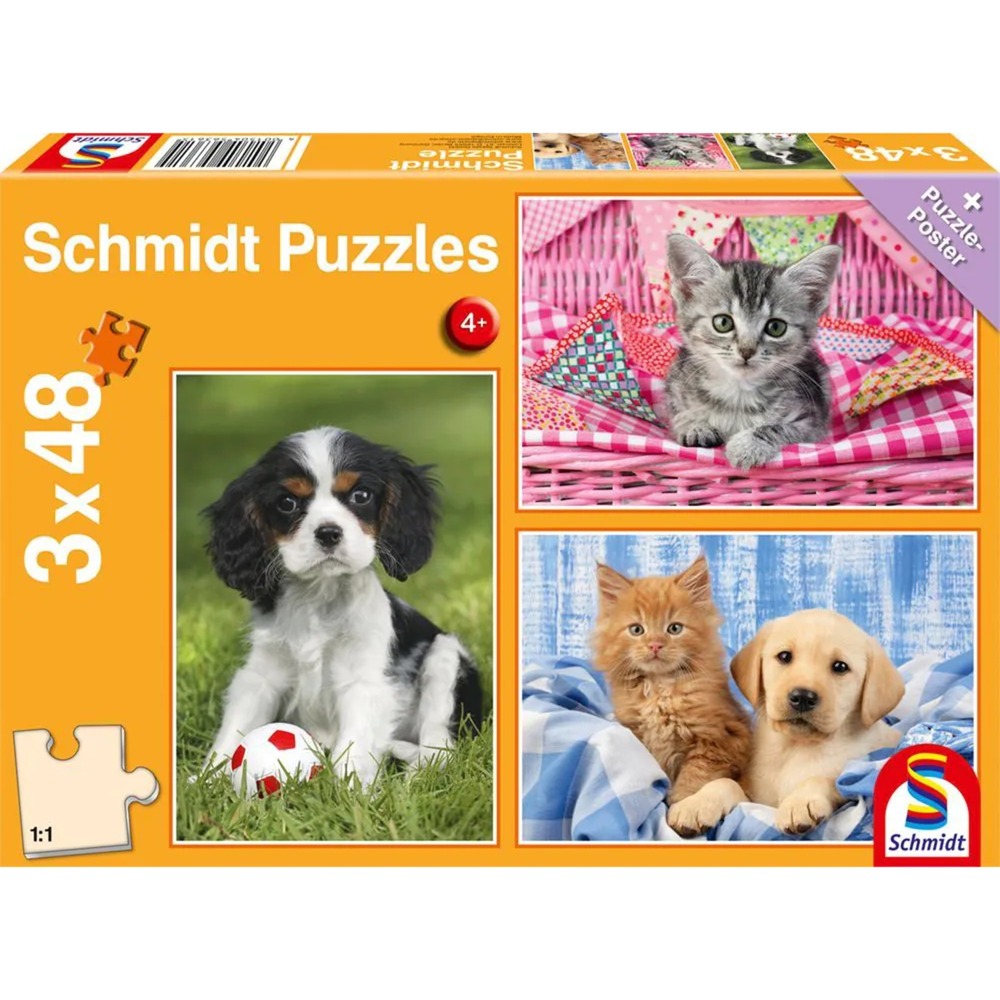 Meine liebsten Haustierbabys, Puzzle von Schmidt Spiele
