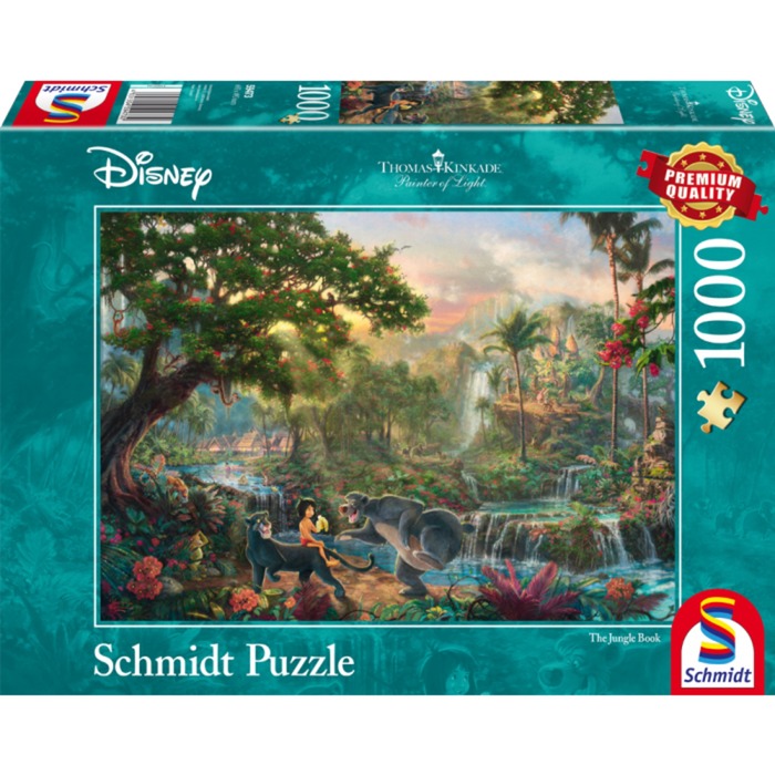 Puzzle Thomas Kinkade: Disney Dschungelbuch von Schmidt Spiele