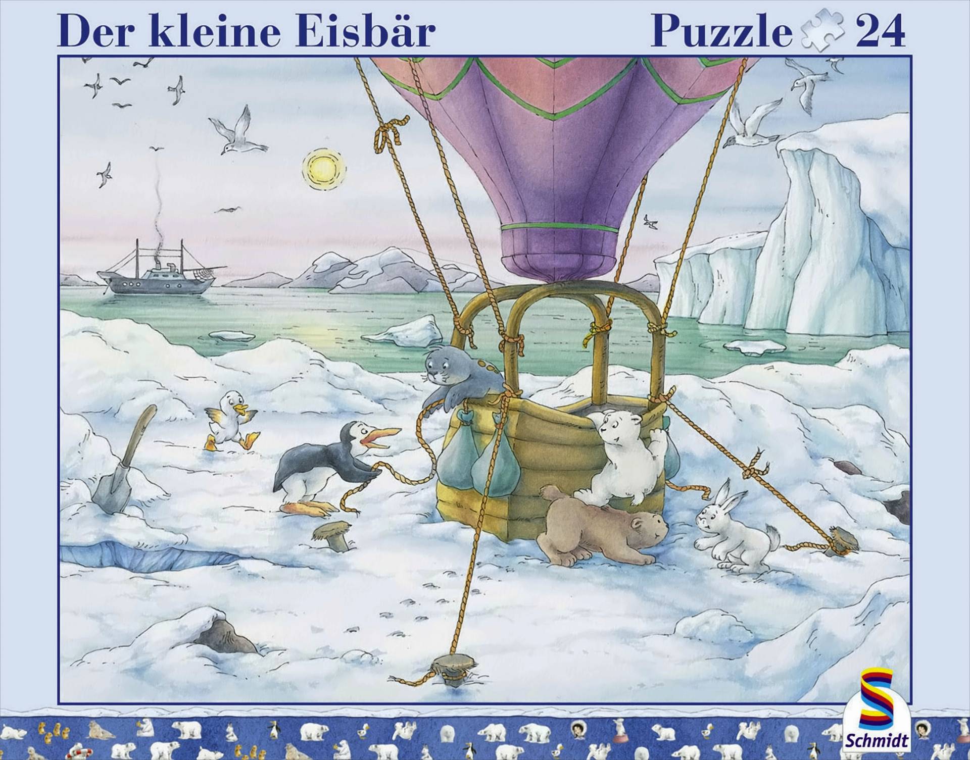Rahmenpuzzle - Der kleine Eisbär - 24 Teile von Schmidt Spiele