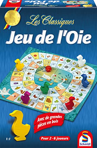 Schmidt – 88112 – Brettspiel – Classic Line – Jeu de L'Oie (Gänsespiel) (französischsprachig) von Schmidt Spiele