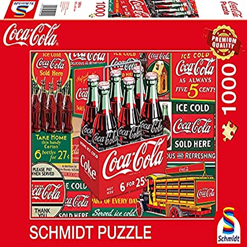 Schmidt Spiele 59914 Coca Cola, Klassiker, 1000 Teile Puzzle von Schmidt Spiele