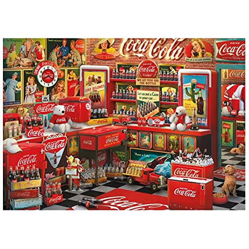 Schmidt Spiele 59915 Coca Cola, Nostalgie Shop, 1000 Teile Puzzle von Schmidt Spiele