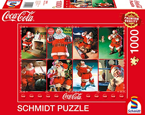 Schmidt Spiele 59956 Puzzle Coca Cola, Santa Claus 1000 Teile Puzzle von Schmidt Spiele