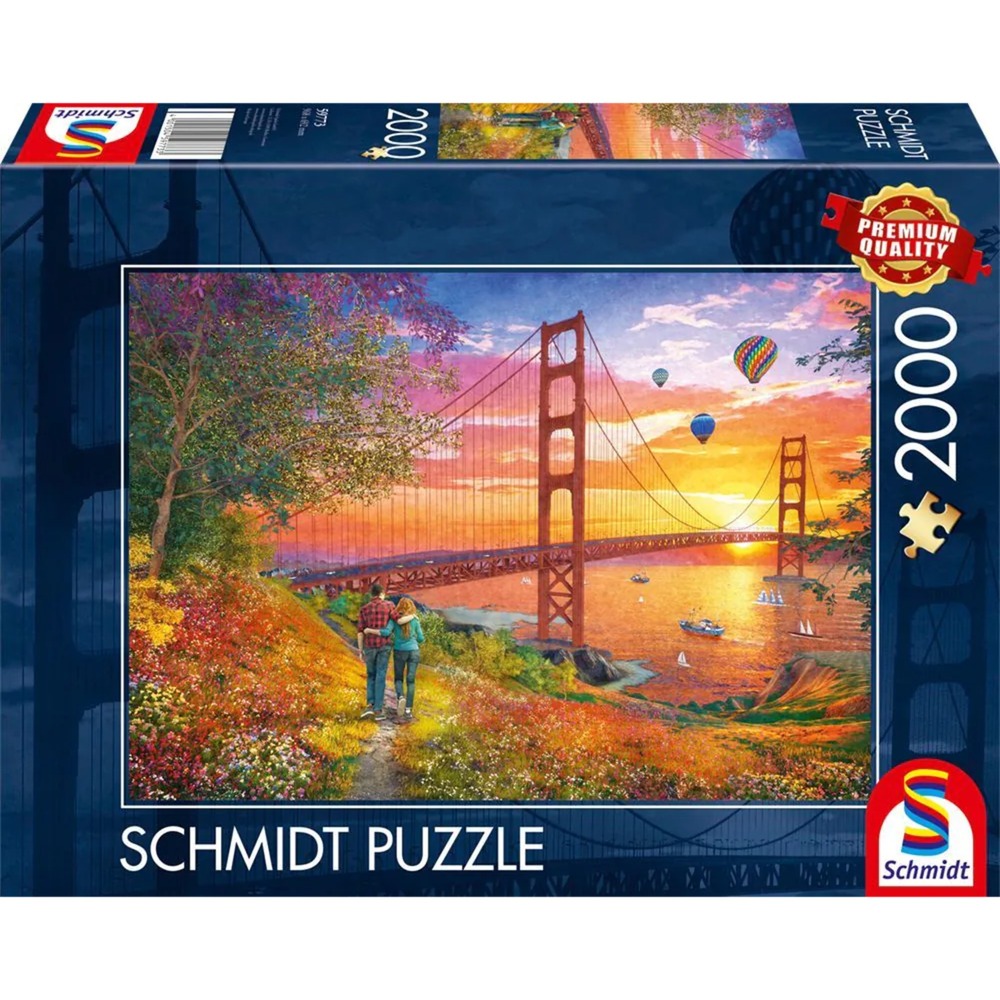 Spaziergang zur Golden Gate Bridge, Puzzle von Schmidt Spiele