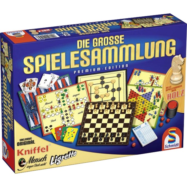 Spielesammlung: Die große Spielesammlung, Brettspiel von Schmidt Spiele