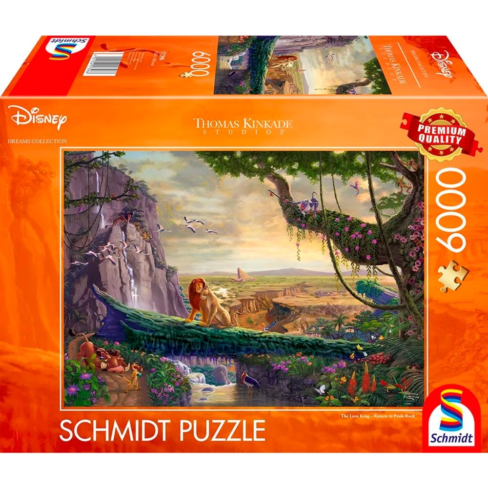 Thomas Kinkade Studios: Disney Dreams Collection - The Lion King, Return to Pride Rock, Puzzle von Schmidt Spiele