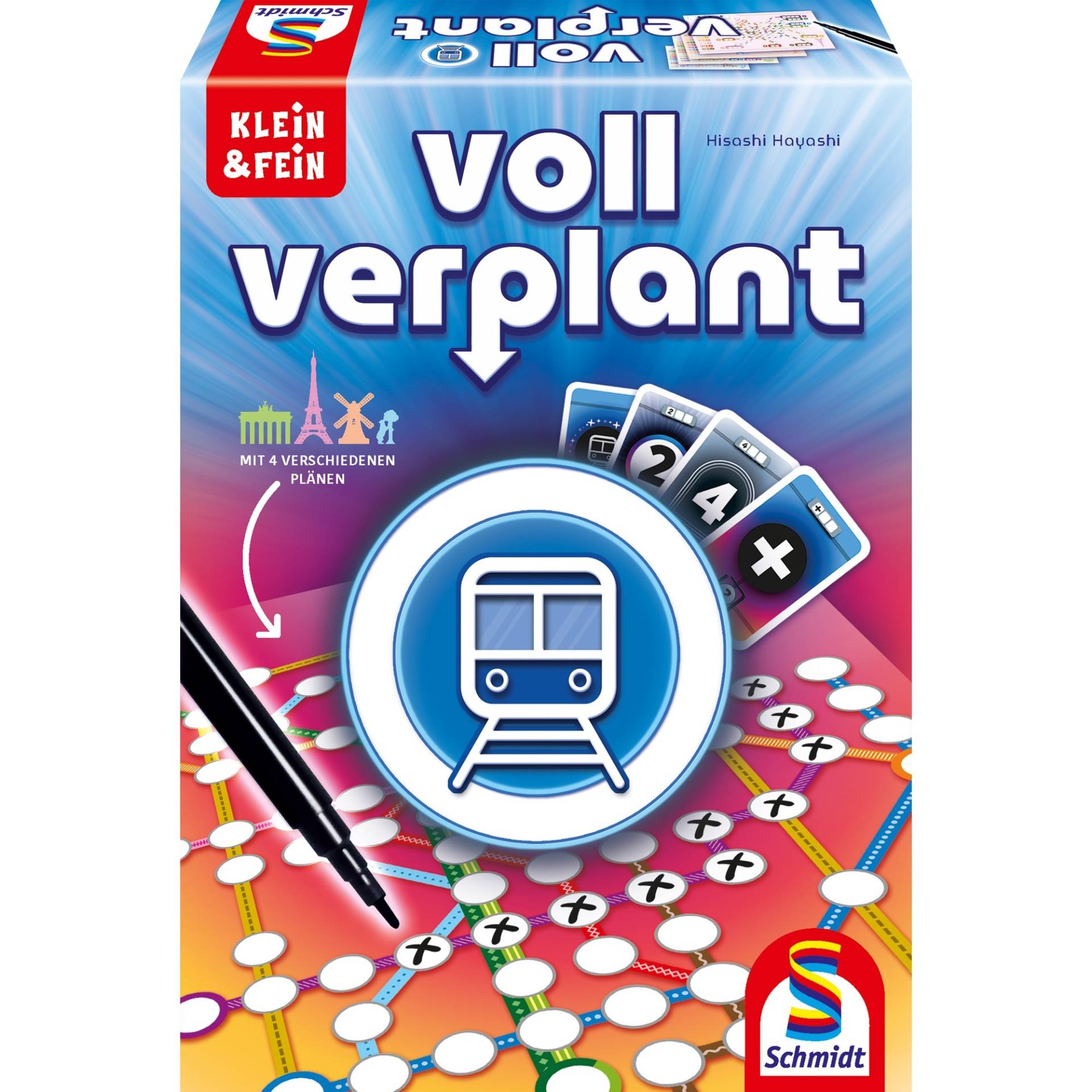 Voll verplant, Brettspiel von Schmidt Spiele