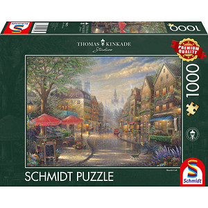 Schmidt Thomas Kinkade Café in München Puzzle, 1000 Teile von Schmidt