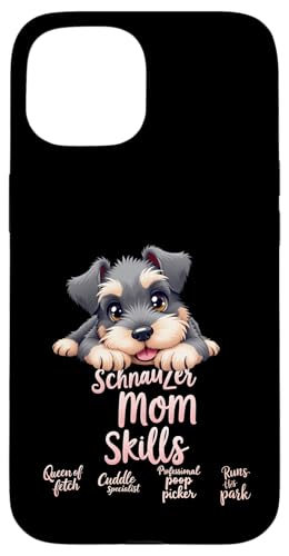 Lustiges Schnauzer Mama Hund Schnauzer Mama Humor Zitat Hülle für iPhone 15 Lustiges Schnauzer Mama Hund Schnauzer Mama Humor Zitat Hülle für iPhone 15 von Schnauzer Fun Designs