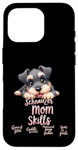 Lustiges Schnauzer Mama Hund Schnauzer Mama Humor Zitat Hülle für iPhone 16 Pro Lustiges Schnauzer Mama Hund Schnauzer Mama Humor Zitat Hülle für iPhone 16 Pro von Schnauzer Fun Designs