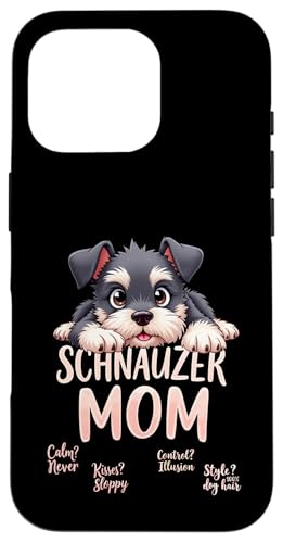 Lustiges Schnauzer Mama Hund Schnauzer Mama Humor Zitat Hülle für iPhone 16 Pro Lustiges Schnauzer Mama Hund Schnauzer Mama Humor Zitat Hülle für iPhone 16 Pro von Schnauzer Fun Designs