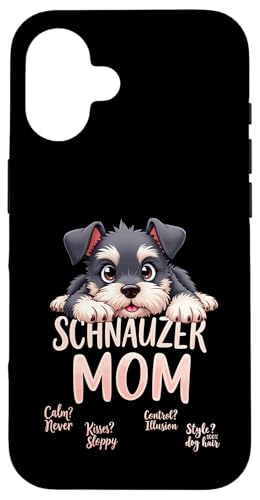 Lustiges Schnauzer Mama Hund Schnauzer Mama Humor Zitat Hülle für iPhone 16 Lustiges Schnauzer Mama Hund Schnauzer Mama Humor Zitat Hülle für iPhone 16 von Schnauzer Fun Designs