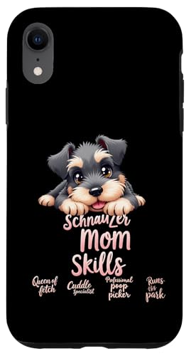 Lustiges Schnauzer Mama Hund Schnauzer Mama Humor Zitat Hülle für iPhone XR Lustiges Schnauzer Mama Hund Schnauzer Mama Humor Zitat Hülle für iPhone XR von Schnauzer Fun Designs