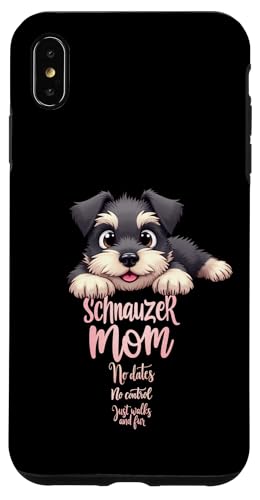 Lustiges Schnauzer Mama Hund Schnauzer Mama Humor Zitat Hülle für iPhone XS Max Lustiges Schnauzer Mama Hund Schnauzer Mama Humor Zitat Hülle für iPhone XS Max von Schnauzer Fun Designs