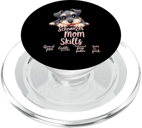 Lustiges Schnauzer Mama Hund Schnauzer Mama Humor Zitat PopSockets PopGrip für MagSafe Lustiges Schnauzer Mama Hund Schnauzer Mama Humor Zitat PopSockets PopGrip für MagSafe von Schnauzer Fun Designs