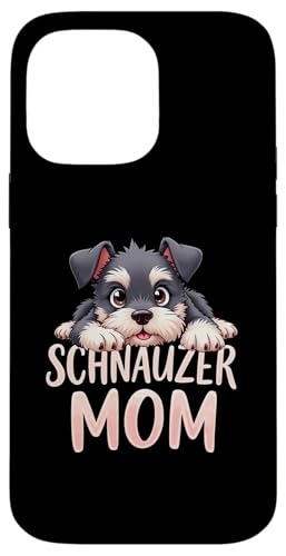 Schnauzer Mama Hund Schnauzer Mama Cute Puppy Hülle für iPhone 14 Pro Max von Schnauzer Fun Designs