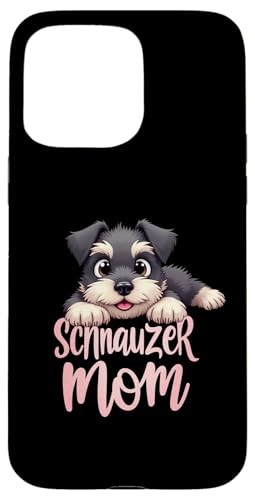 Schnauzer Mama Hund Schnauzer Mama Cute Puppy Hülle für iPhone 15 Pro Max von Schnauzer Fun Designs