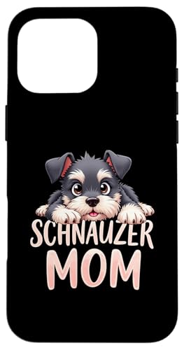 Schnauzer Mama Hund Schnauzer Mama Cute Puppy Hülle für iPhone 16 Pro Max Schnauzer Mama Hund Schnauzer Mama Cute Puppy Hülle für iPhone 16 Pro Max von Schnauzer Fun Designs