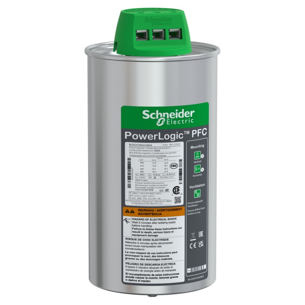 15 Stk. Schneider Electric Hochleistungskondensator BLRCH180A216B48 15 Stk. Schneider Electric Hochleistungskondensator BLRCH180A216B48 von Schneider Electric